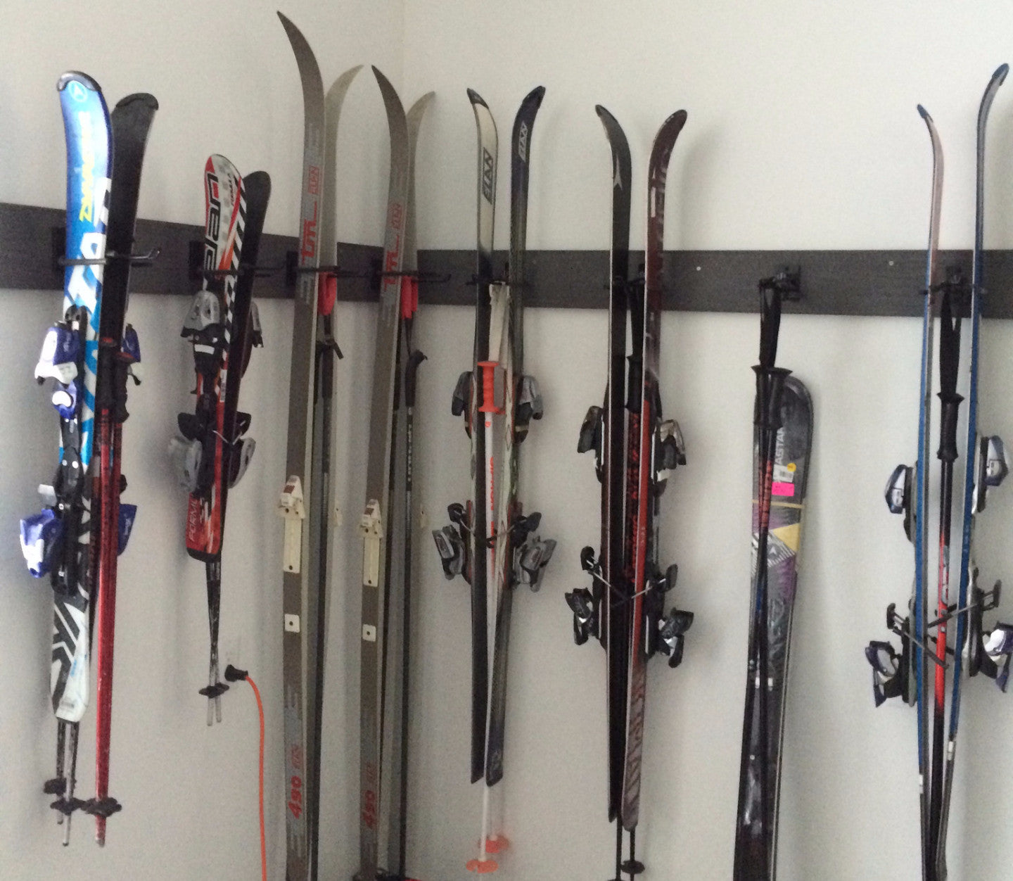 Ski Riser Rocker Individual Wall Mount Imperfect Rocker Ski Rack
