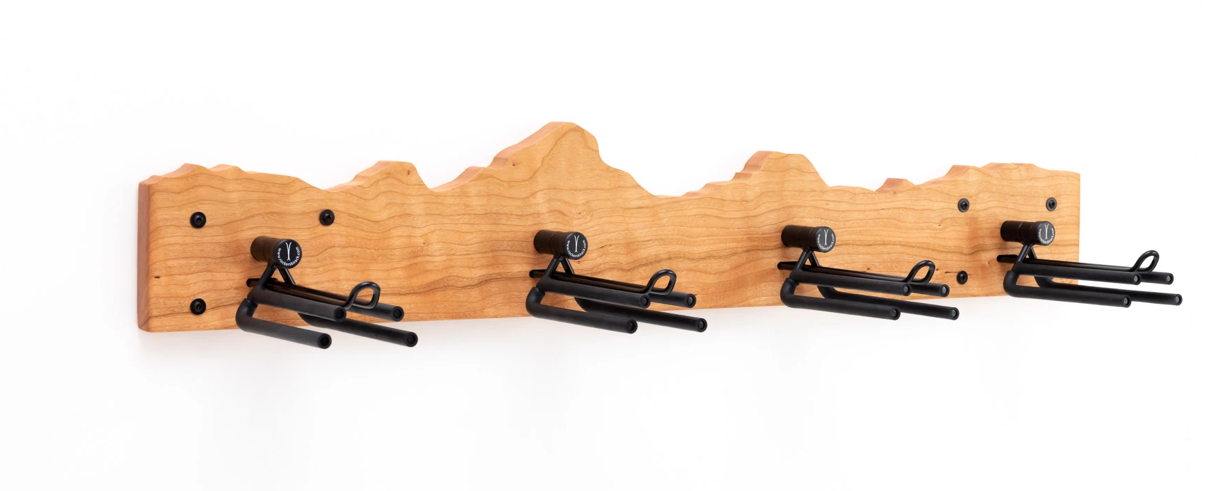 4-Pack Rocker Ski Rack with Mountain Base.