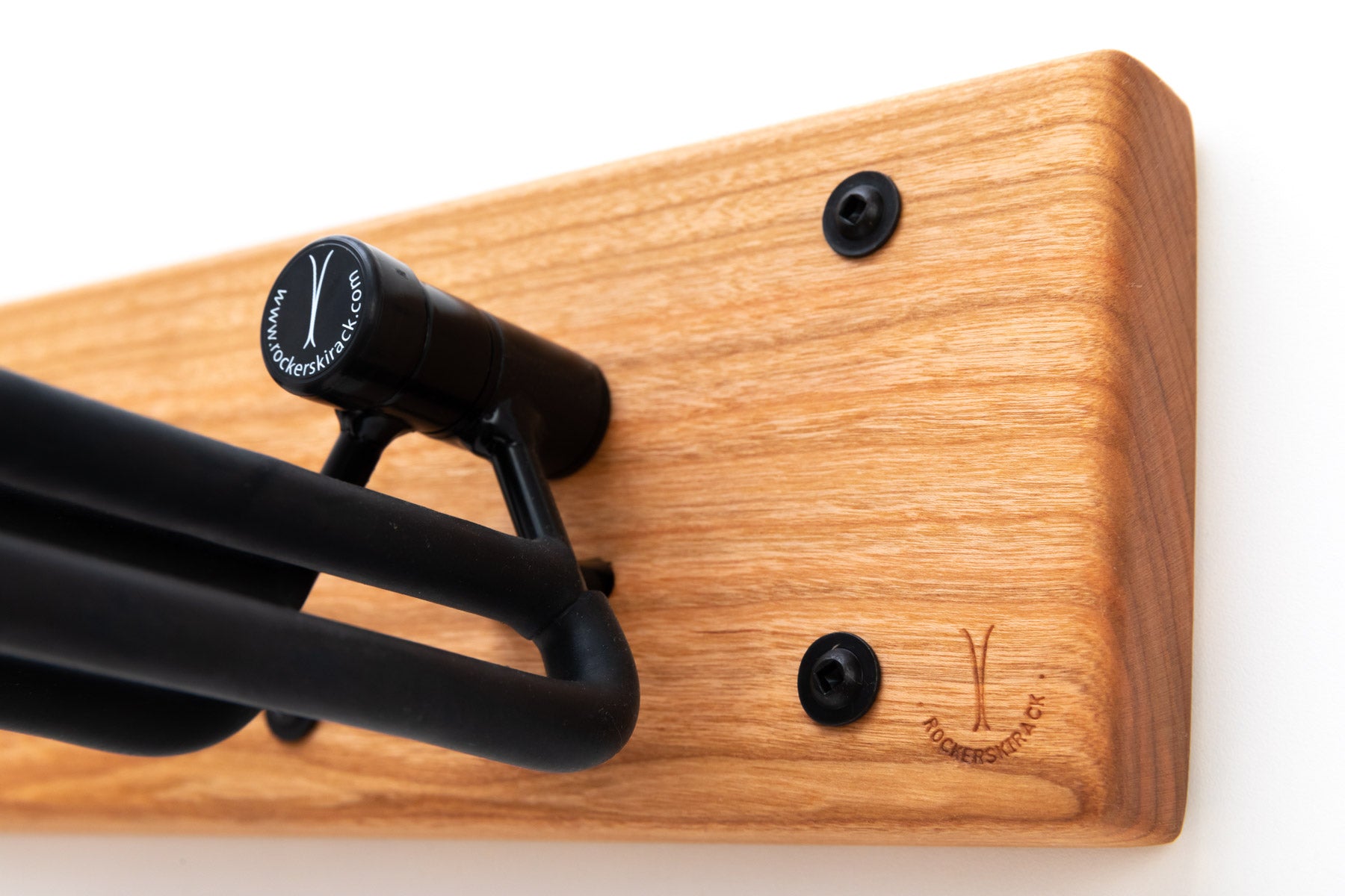 Wall Storage for Skis & Boards-Rocker Ski Rack 4-Pack