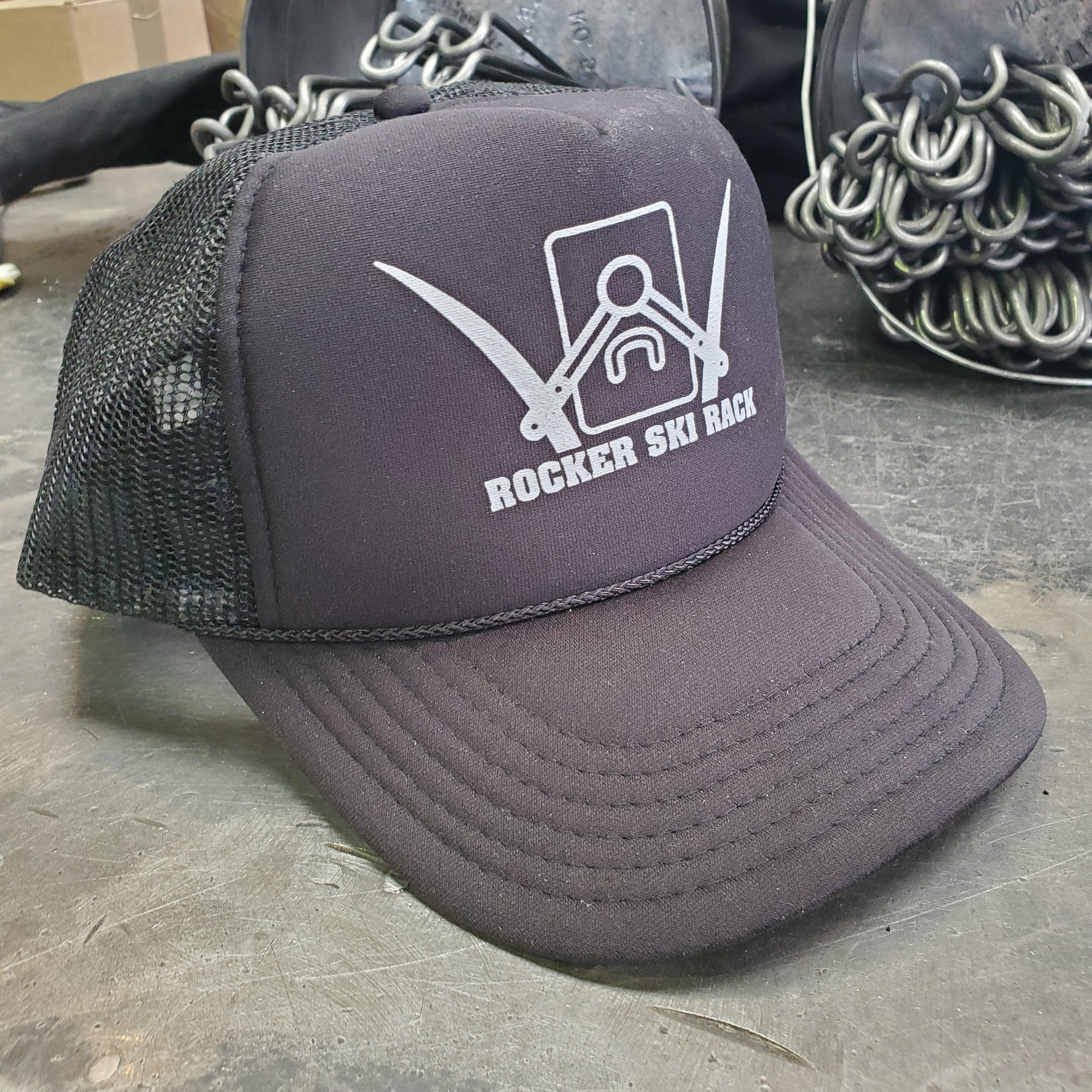 Rocker Ski Rack Trucker Hat!!!